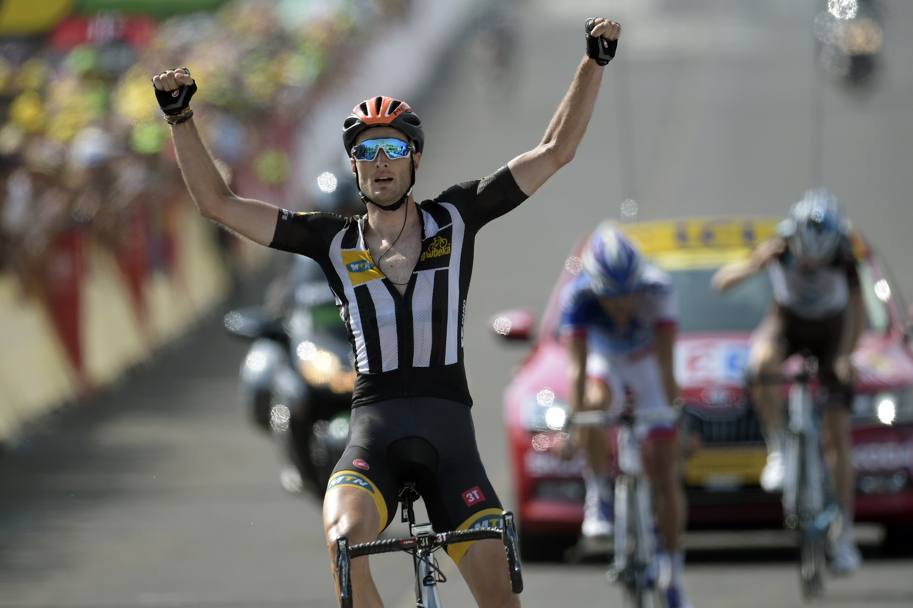 Cummings segna la prima vittoria al Tour di un team africano. Reuters